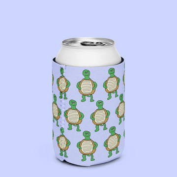 Sock Puppet Master Turtle Can Cooler