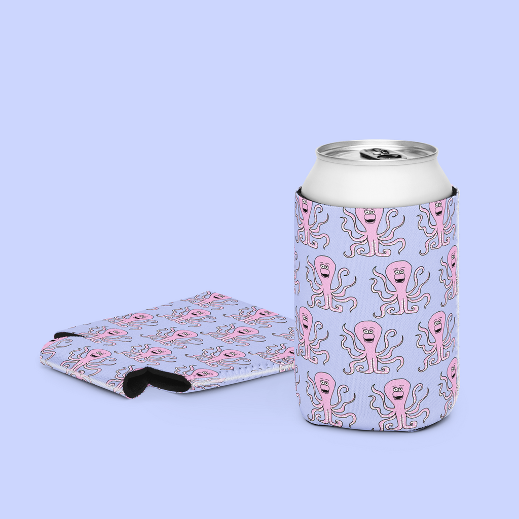 Sock Puppet Master Octopus Can Cooler