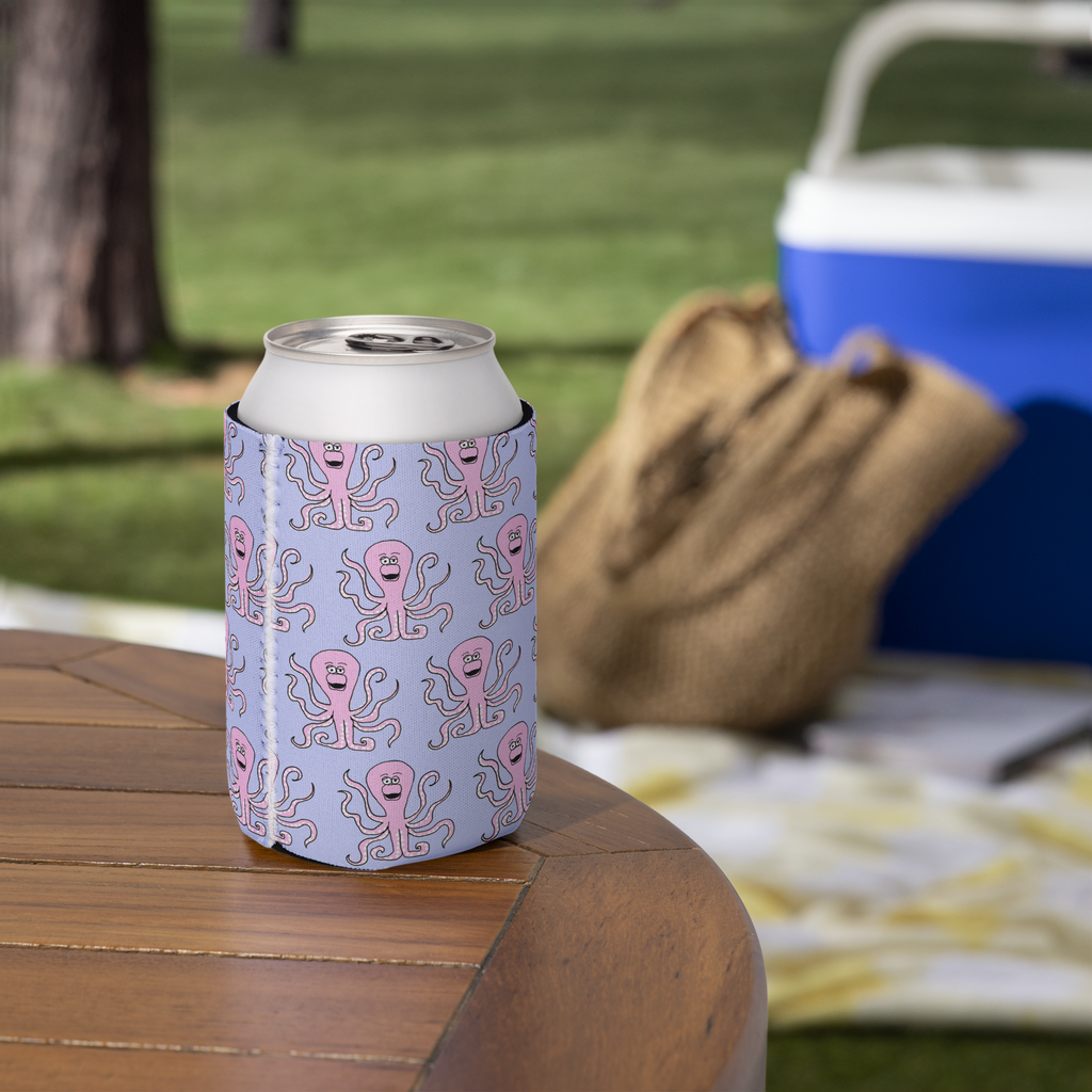 Sock Puppet Master Octopus Can Cooler