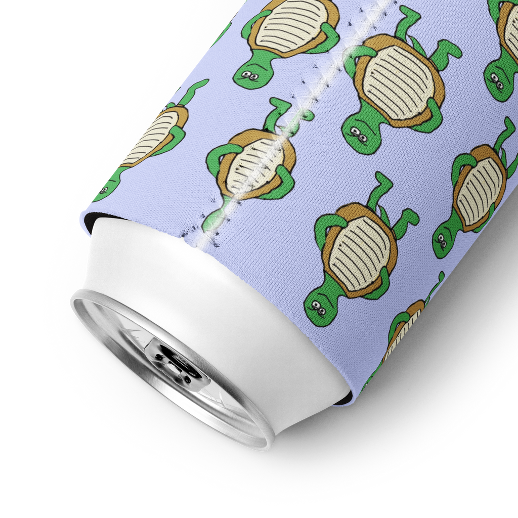 Sock Puppet Master Turtle Can Cooler