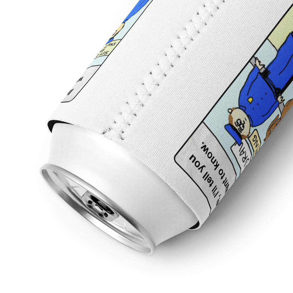 Sock Puppet Master "Let Me Pee" Dog Can Cooler