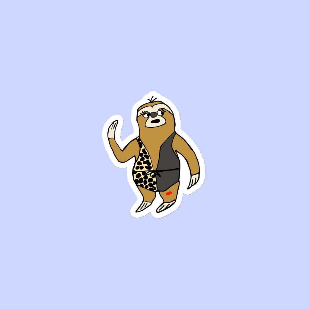 Product Sock Puppet Master Bikini Sloth Magnet