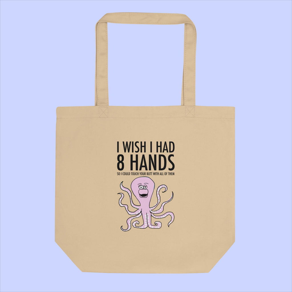 Sock Puppet Master 8 Hands to Touch Your Butt Octopus Eco Tote Bag