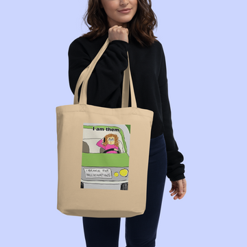 Sock Puppet Master "I am them" Eco Tote Bag