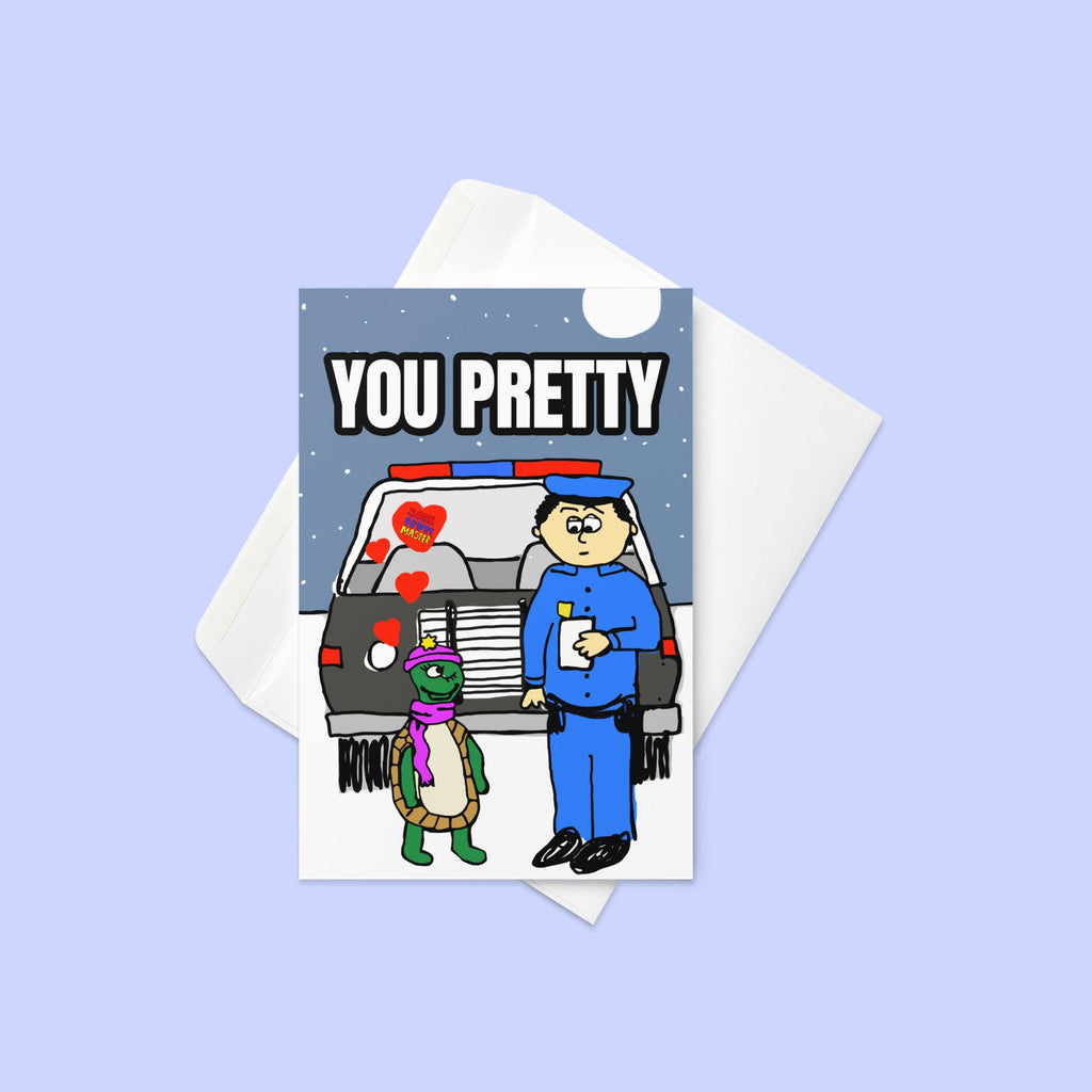 Sock Puppet Master "You Pretty" Valentine's Day Card