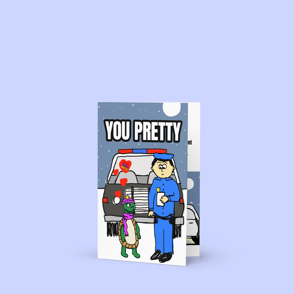 Sock Puppet Master "You Pretty" Valentine's Day Card