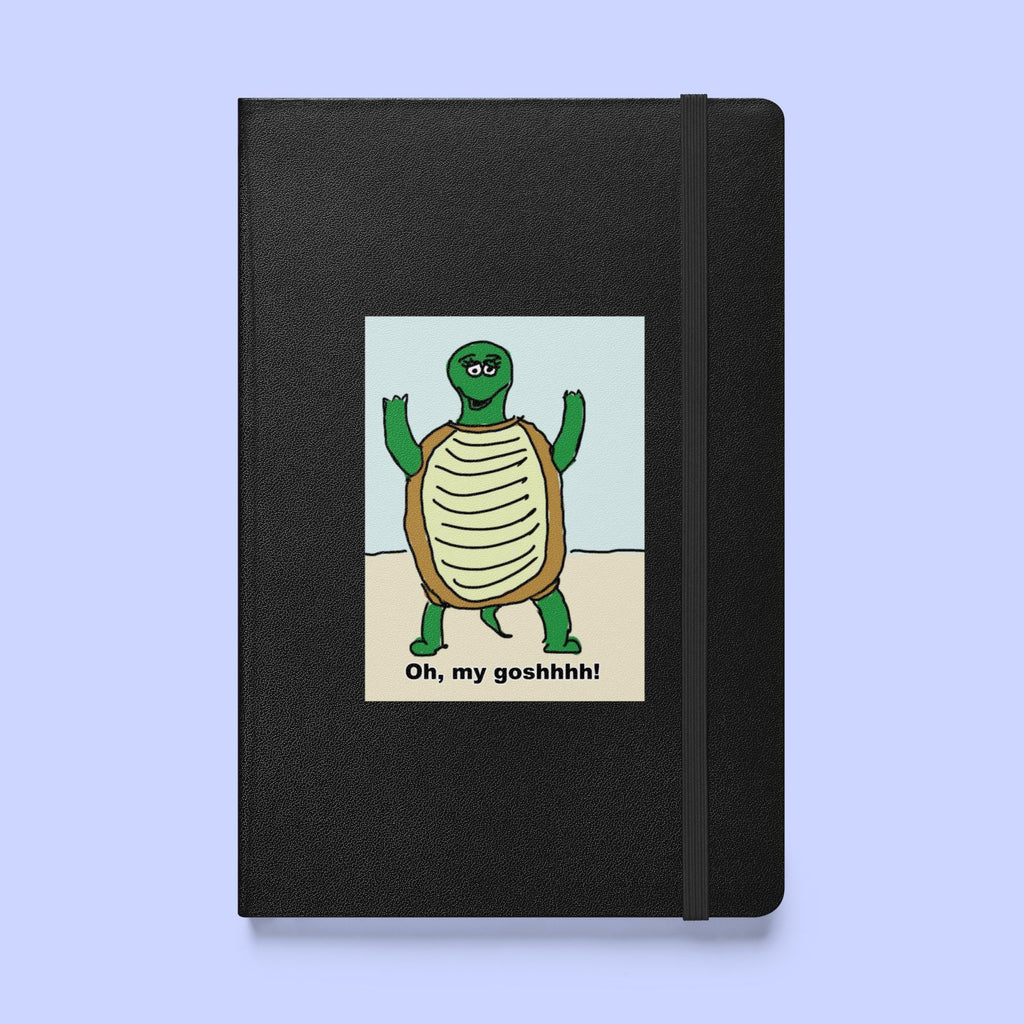 Sock Puppet Master OMG Turtle Hardcover Bound Notebook