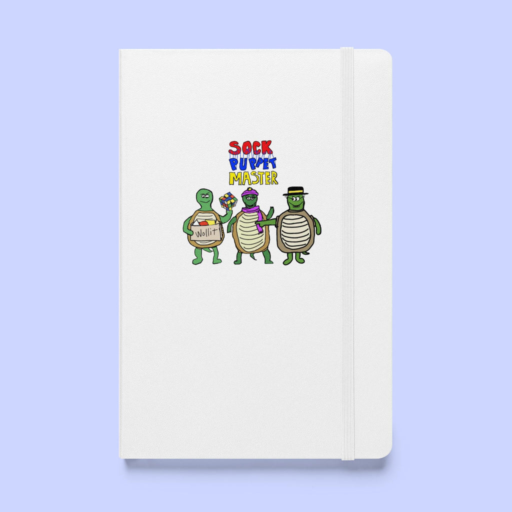 Sock Puppet Master Turtle Trio Hardcover Bound Notebook