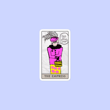 Sock Puppet Master "The Empress" Tarot Bubble-free Sticker