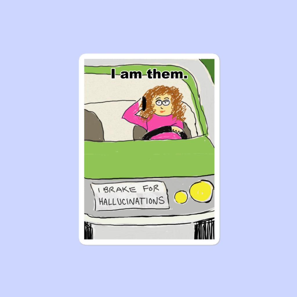 Sock Puppet Master "I am them" Bubble-free Sticker