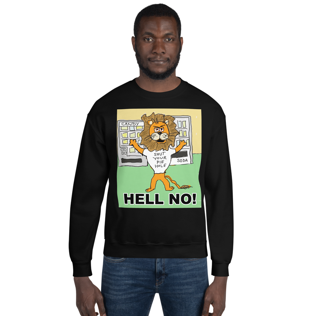 Sock Puppet Master "Hell No" Lion Sweatshirt