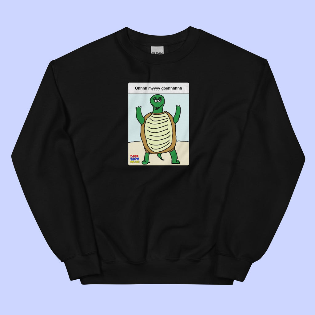 Sock Puppet Master OMG Turtle Sweatshirt