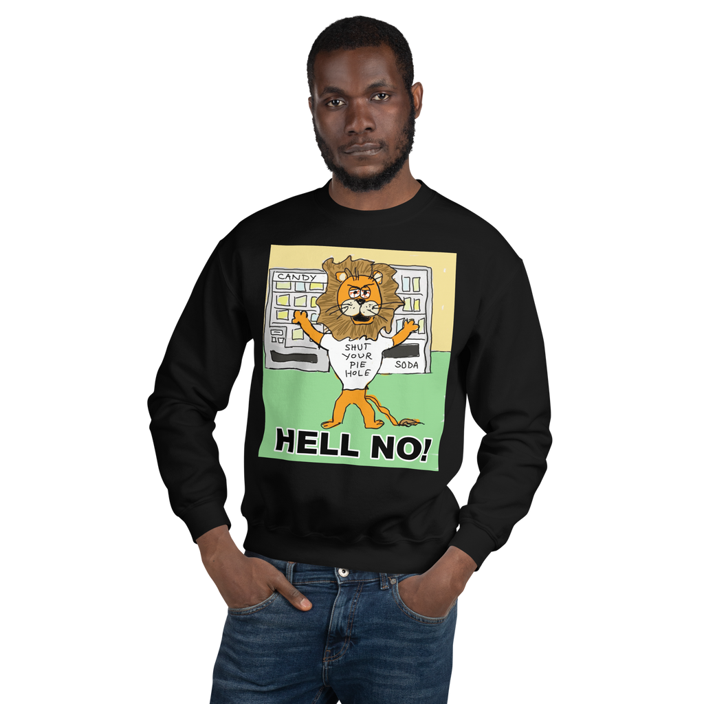 Sock Puppet Master "Hell No" Lion Sweatshirt