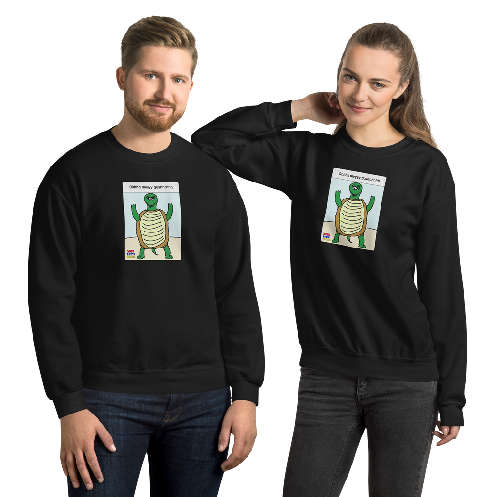 Sock Puppet Master OMG Turtle Sweatshirt