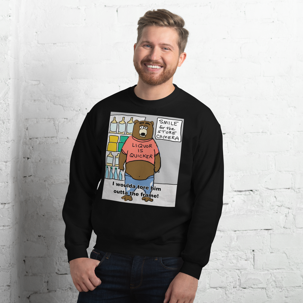 Sock Puppet Master Guzzley Bear Sweatshirt