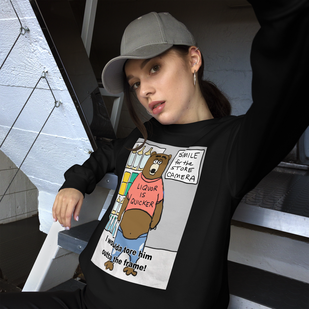 Sock Puppet Master Guzzley Bear Sweatshirt