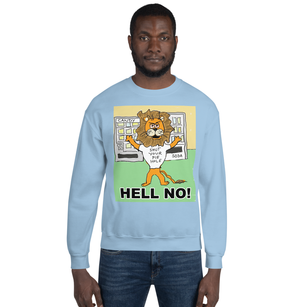 Sock Puppet Master "Hell No" Lion Sweatshirt