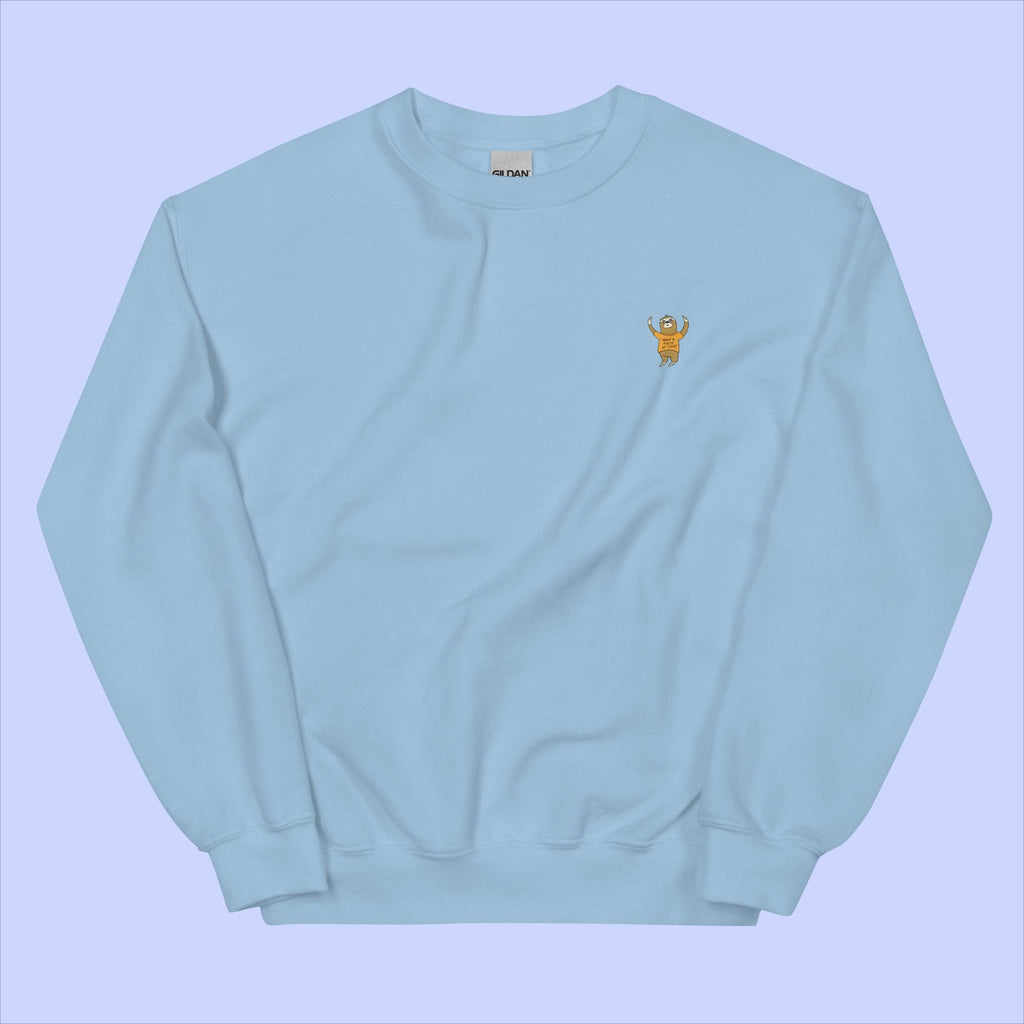 "Want a Piece of This?" Sloth Logo Sweatshirt | Sock Puppet Master