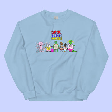 Sock Puppet Master The Gang's All Here Sweatshirt