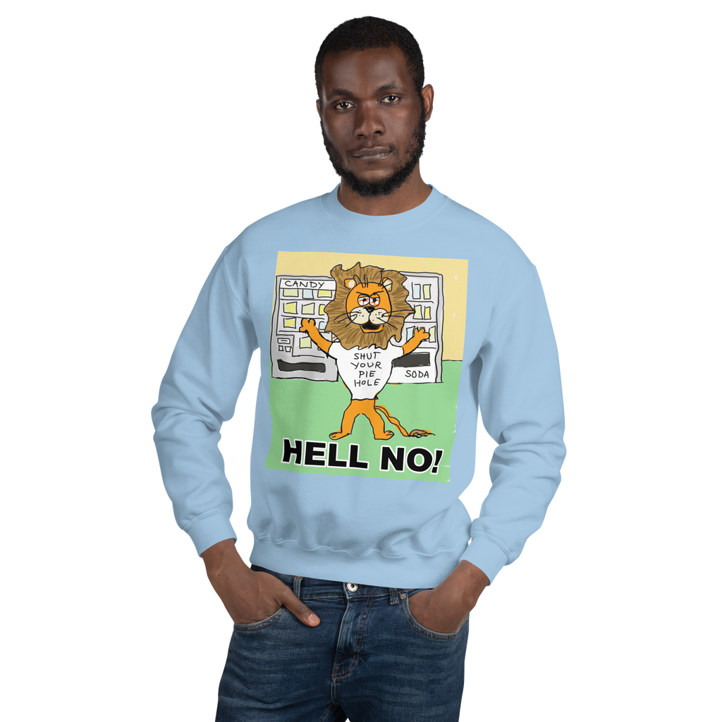 Sock Puppet Master "Hell No" Lion Sweatshirt