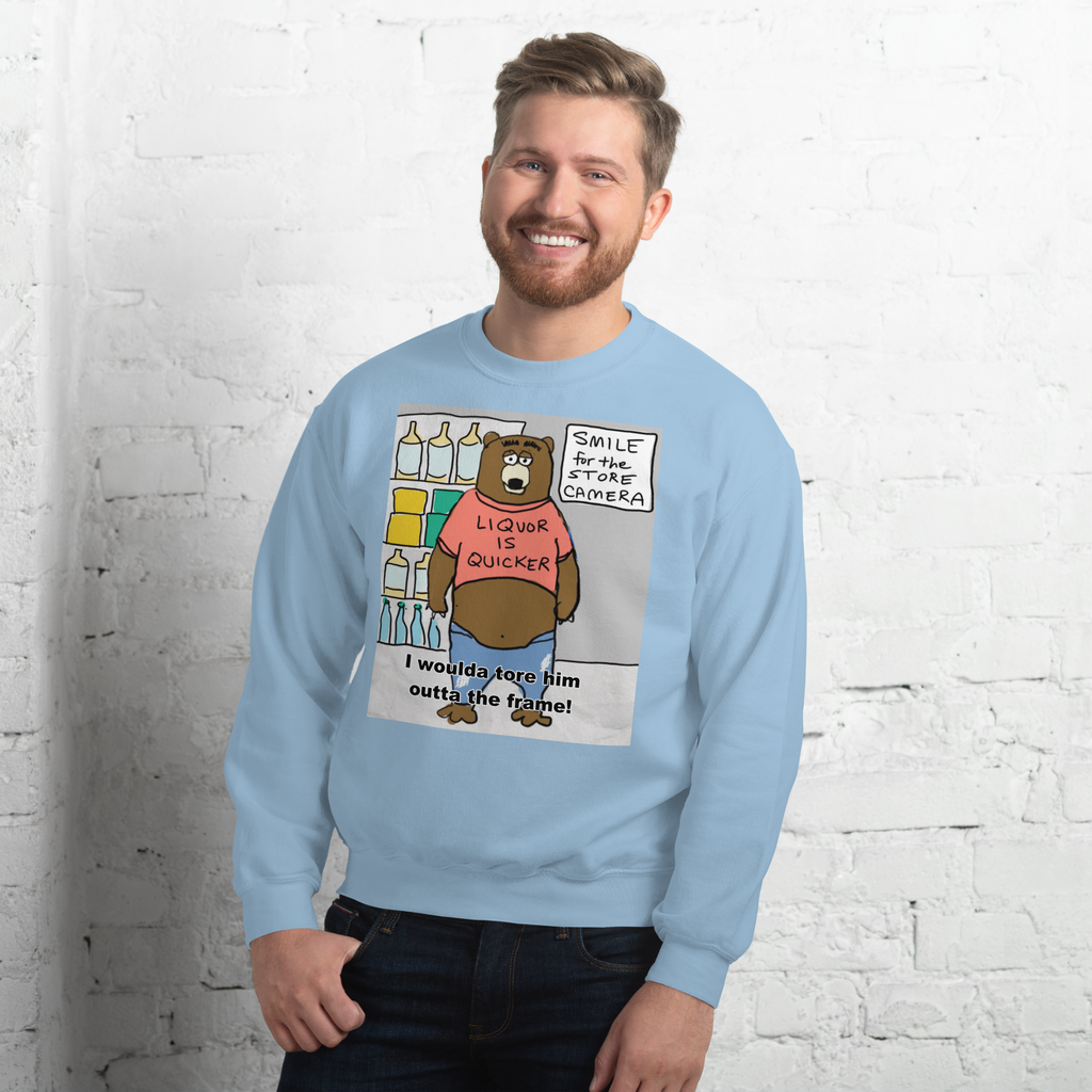 Sock Puppet Master Guzzley Bear Sweatshirt