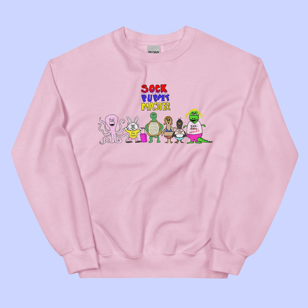Sock Puppet Master The Gang's All Here Sweatshirt