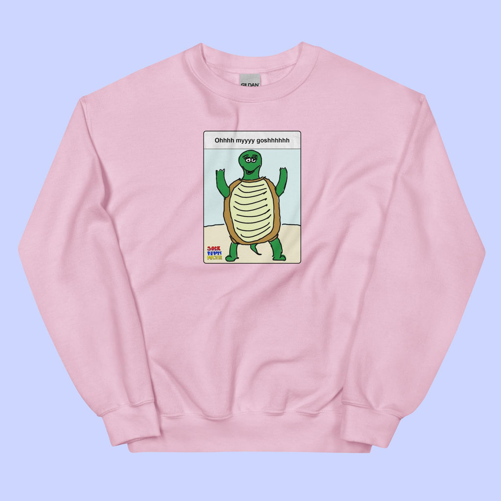 Sock Puppet Master OMG Turtle Sweatshirt