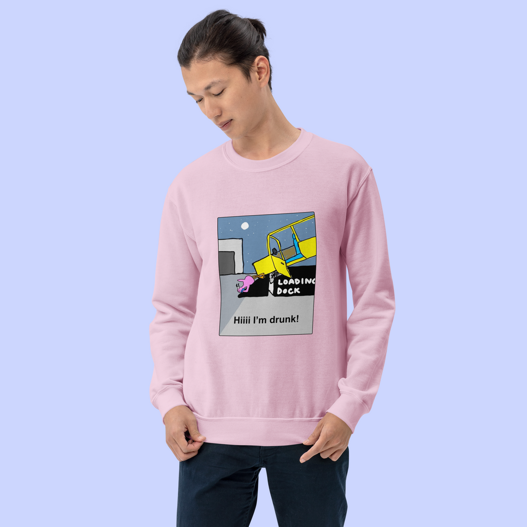 Sock Puppet Master Anxietous Flamingo Sweatshirt