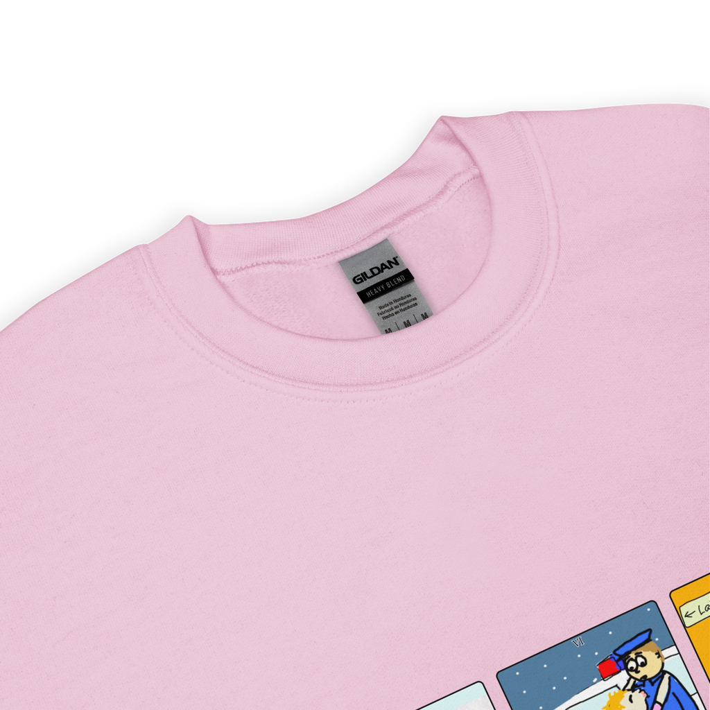 Sock Puppet Master Judgement, The Lovers & The Devil Tarot Sweatshirt