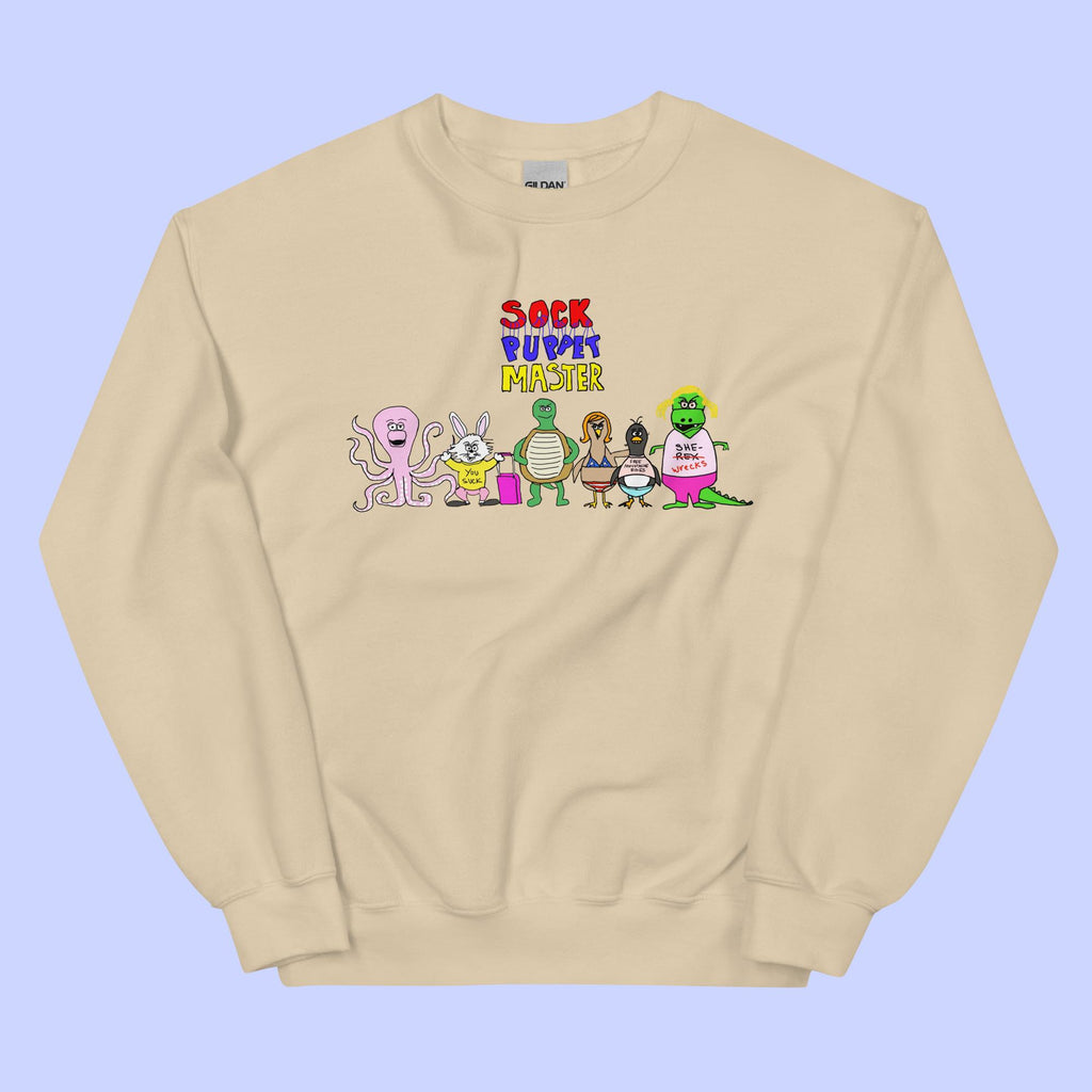 Sock Puppet Master The Gang's All Here Sweatshirt