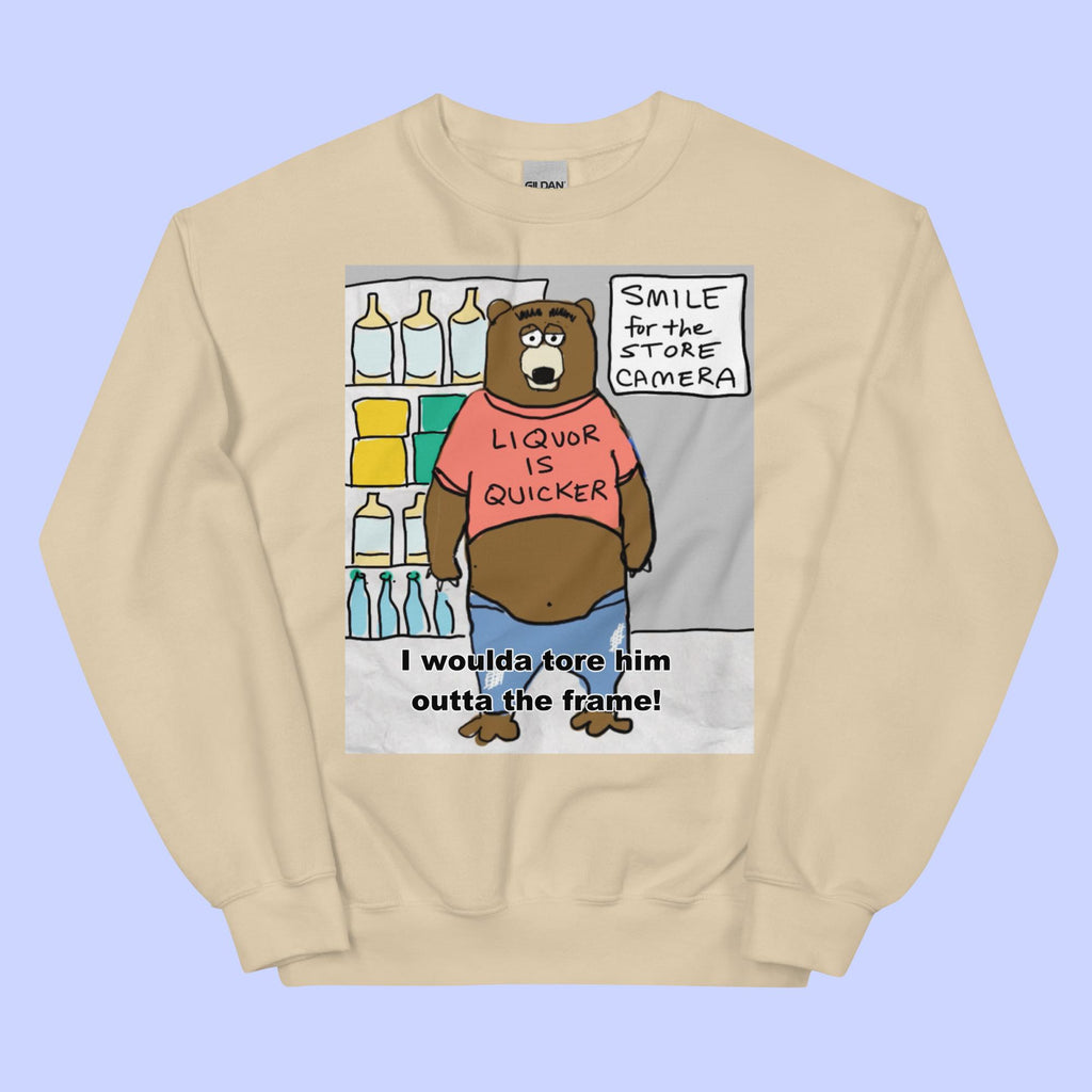 Sock Puppet Master Guzzley Bear Sweatshirt