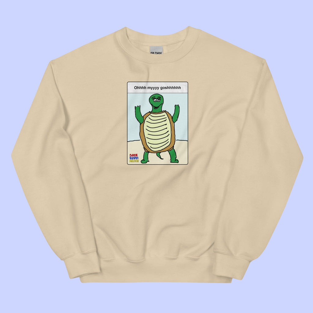 Sock Puppet Master OMG Turtle Sweatshirt