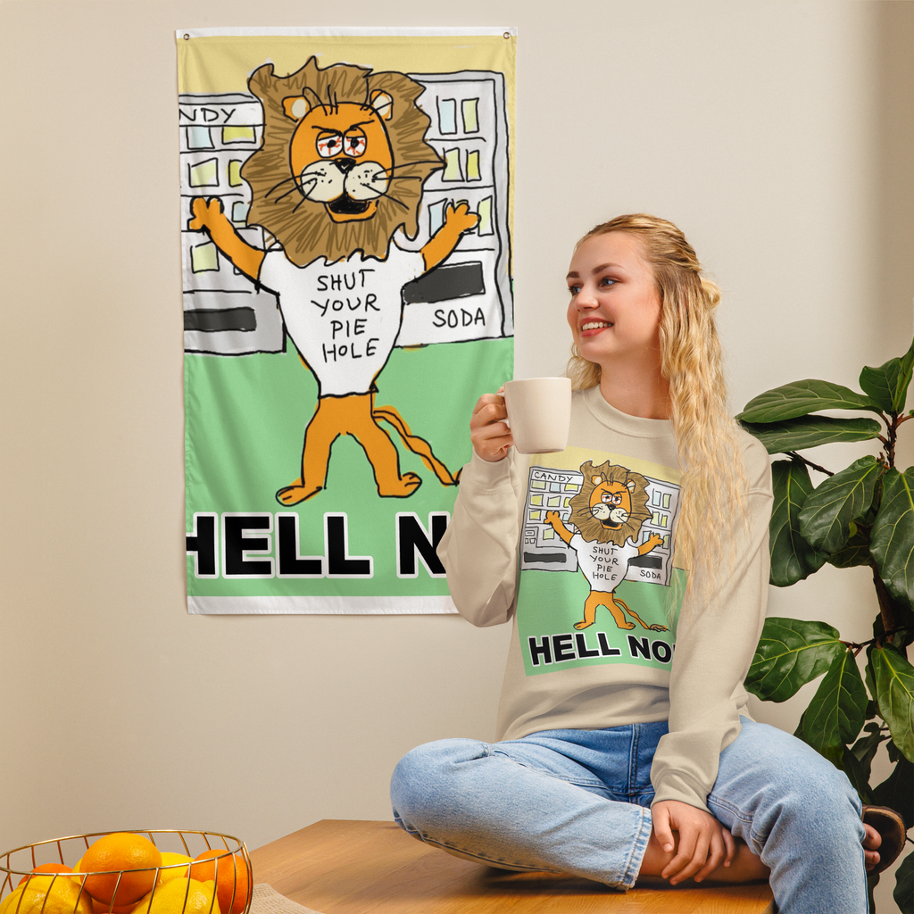 Sock Puppet Master "Hell No" Lion Sweatshirt