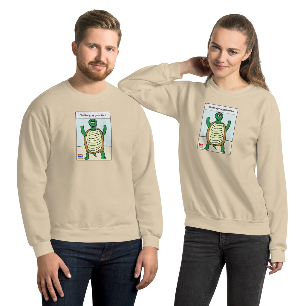 Sock Puppet Master OMG Turtle Sweatshirt