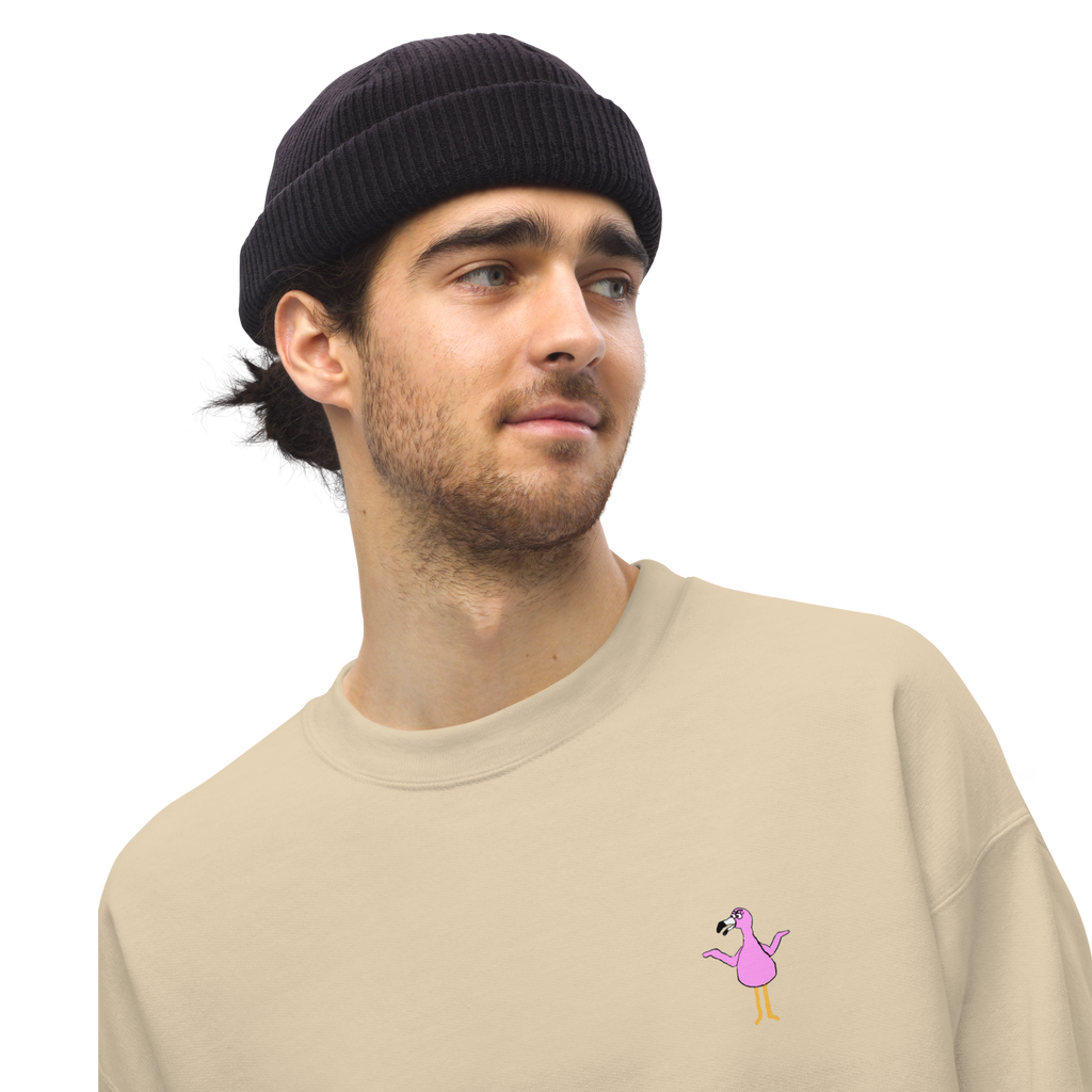 Sock Puppet Master Flamingo Logo Sweatshirt