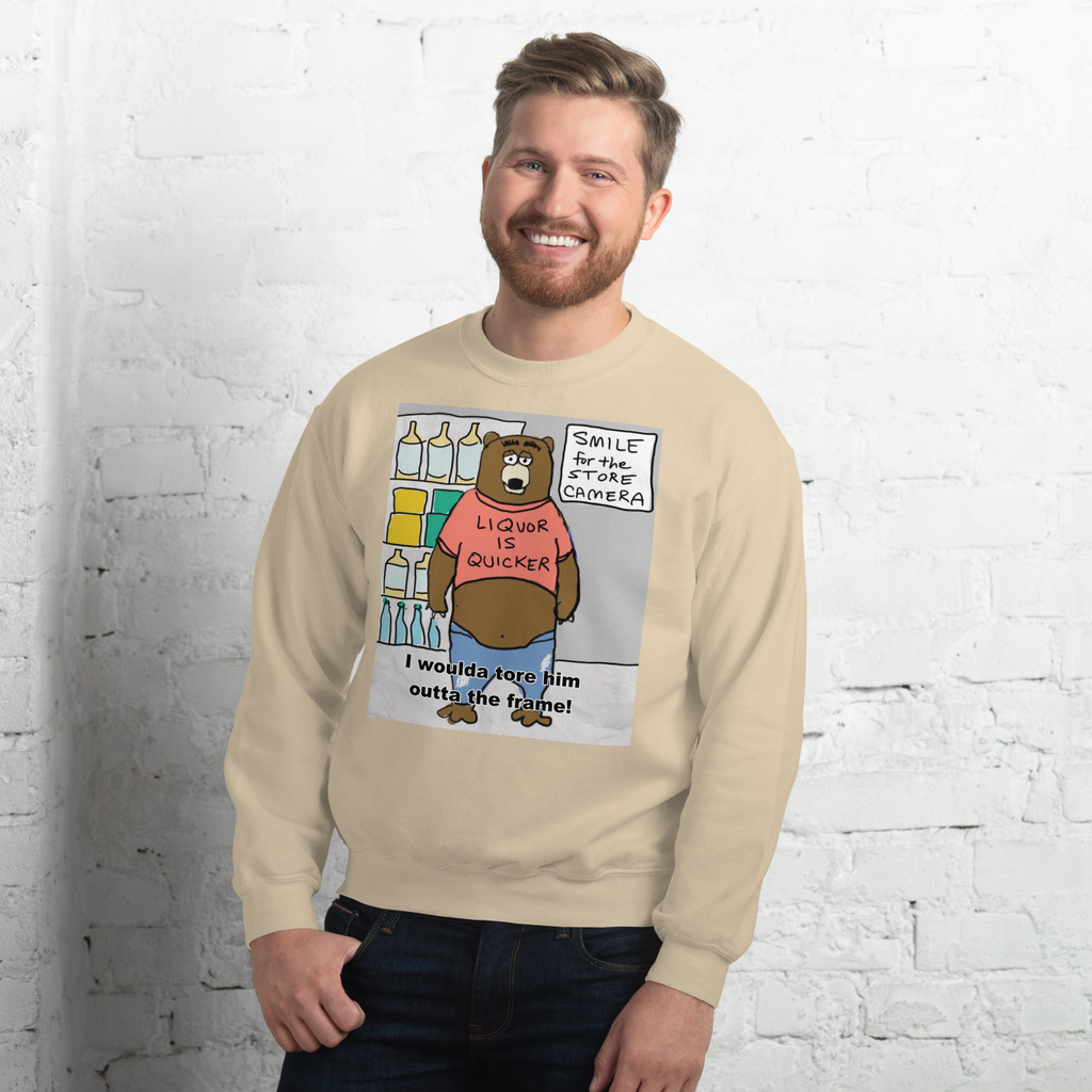 Sock Puppet Master Guzzley Bear Sweatshirt