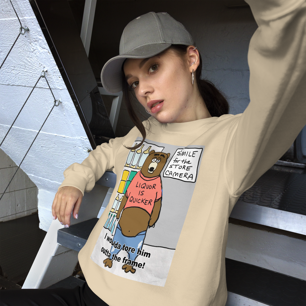 Sock Puppet Master Guzzley Bear Sweatshirt