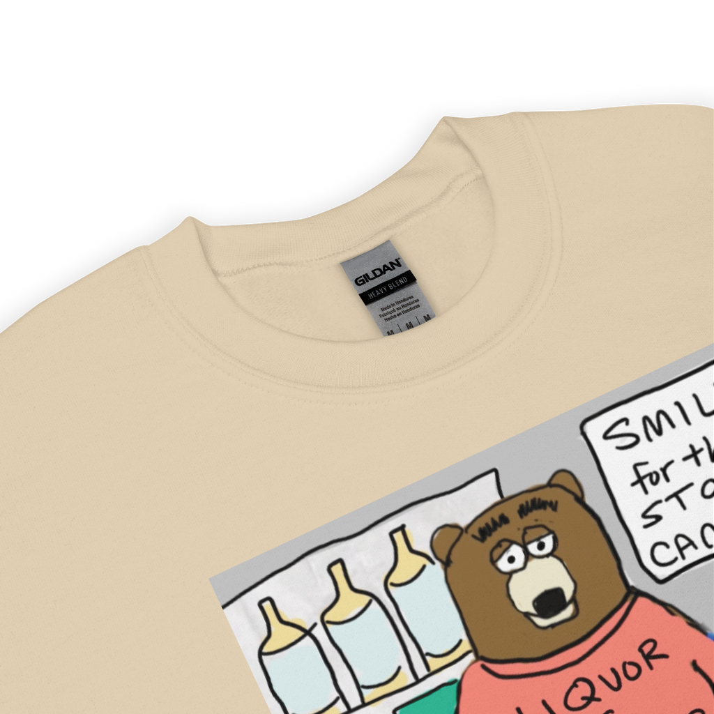 Sock Puppet Master Guzzley Bear Sweatshirt