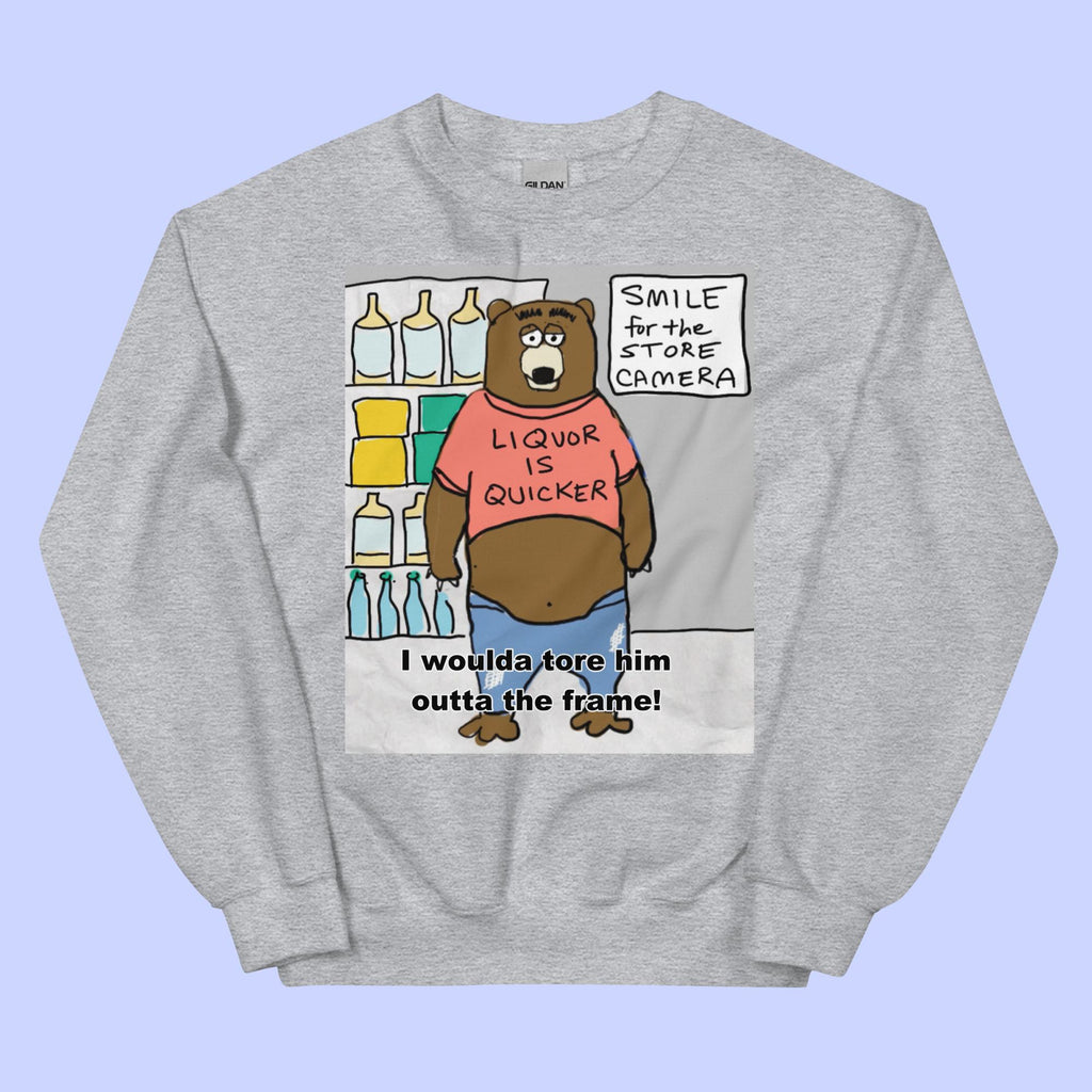 Sock Puppet Master Guzzley Bear Sweatshirt