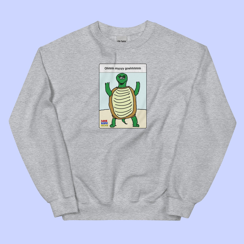 Sock Puppet Master OMG Turtle Sweatshirt