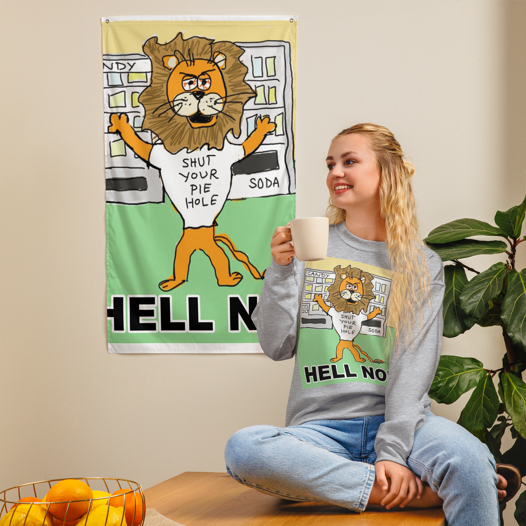 Sock Puppet Master "Hell No" Lion Sweatshirt