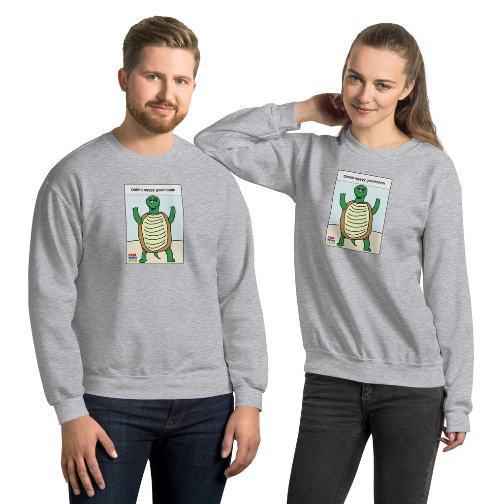 Sock Puppet Master OMG Turtle Sweatshirt