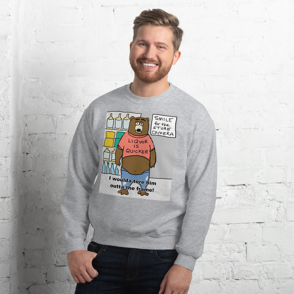 Sock Puppet Master Guzzley Bear Sweatshirt