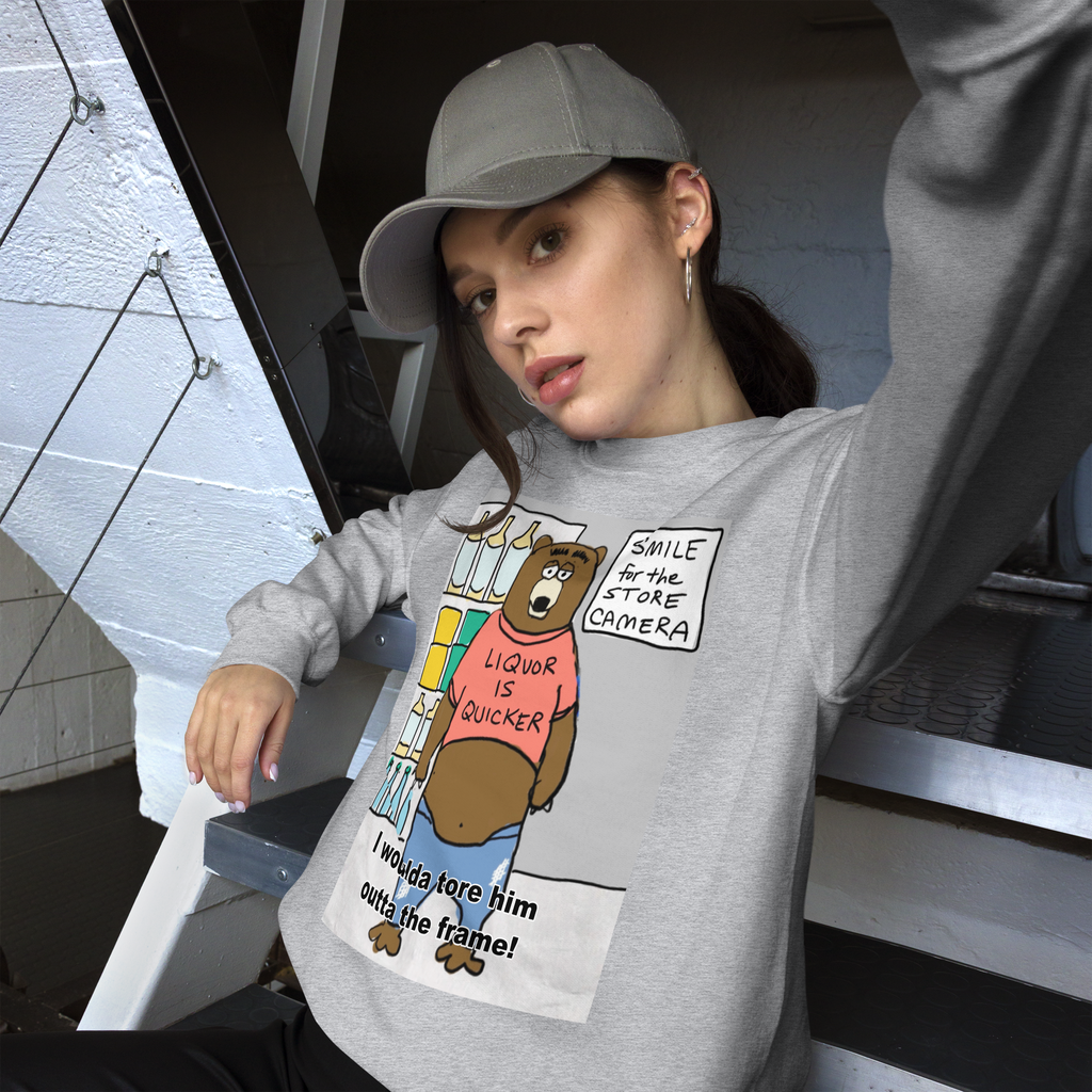 Sock Puppet Master Guzzley Bear Sweatshirt