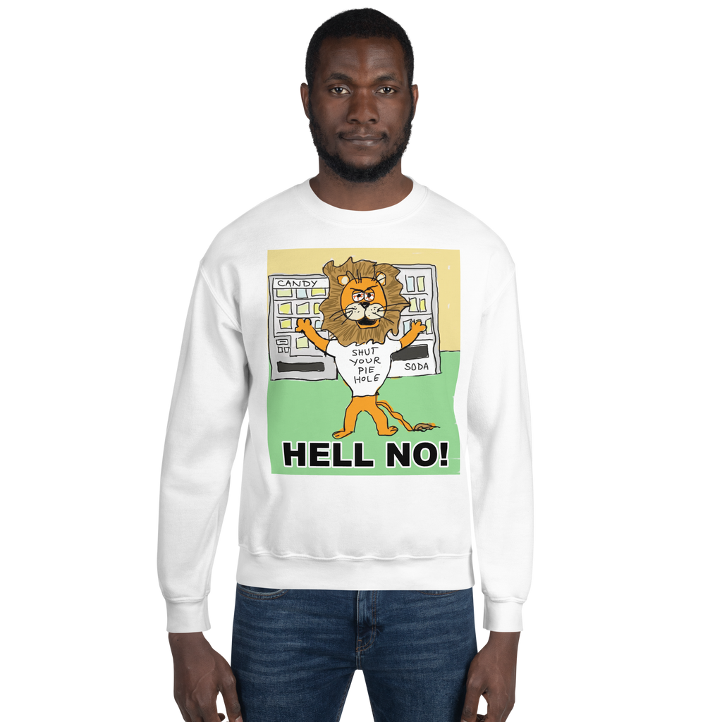 Sock Puppet Master "Hell No" Lion Sweatshirt
