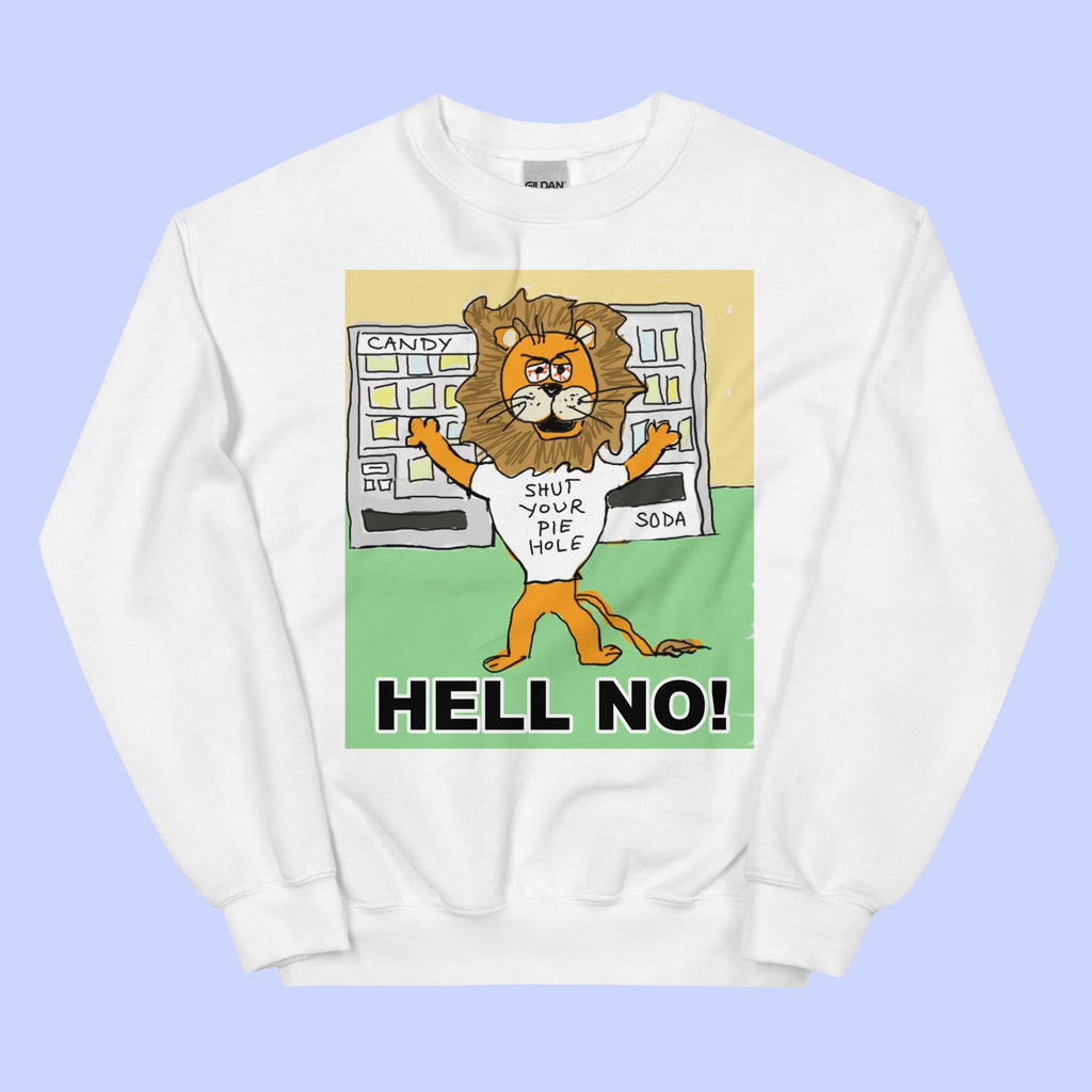 Sock Puppet Master "Hell No" Lion Sweatshirt