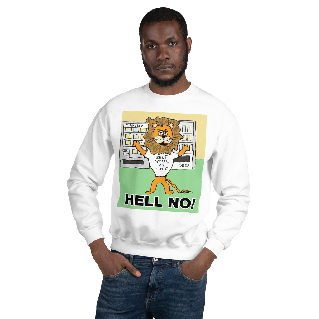Sock Puppet Master "Hell No" Lion Sweatshirt