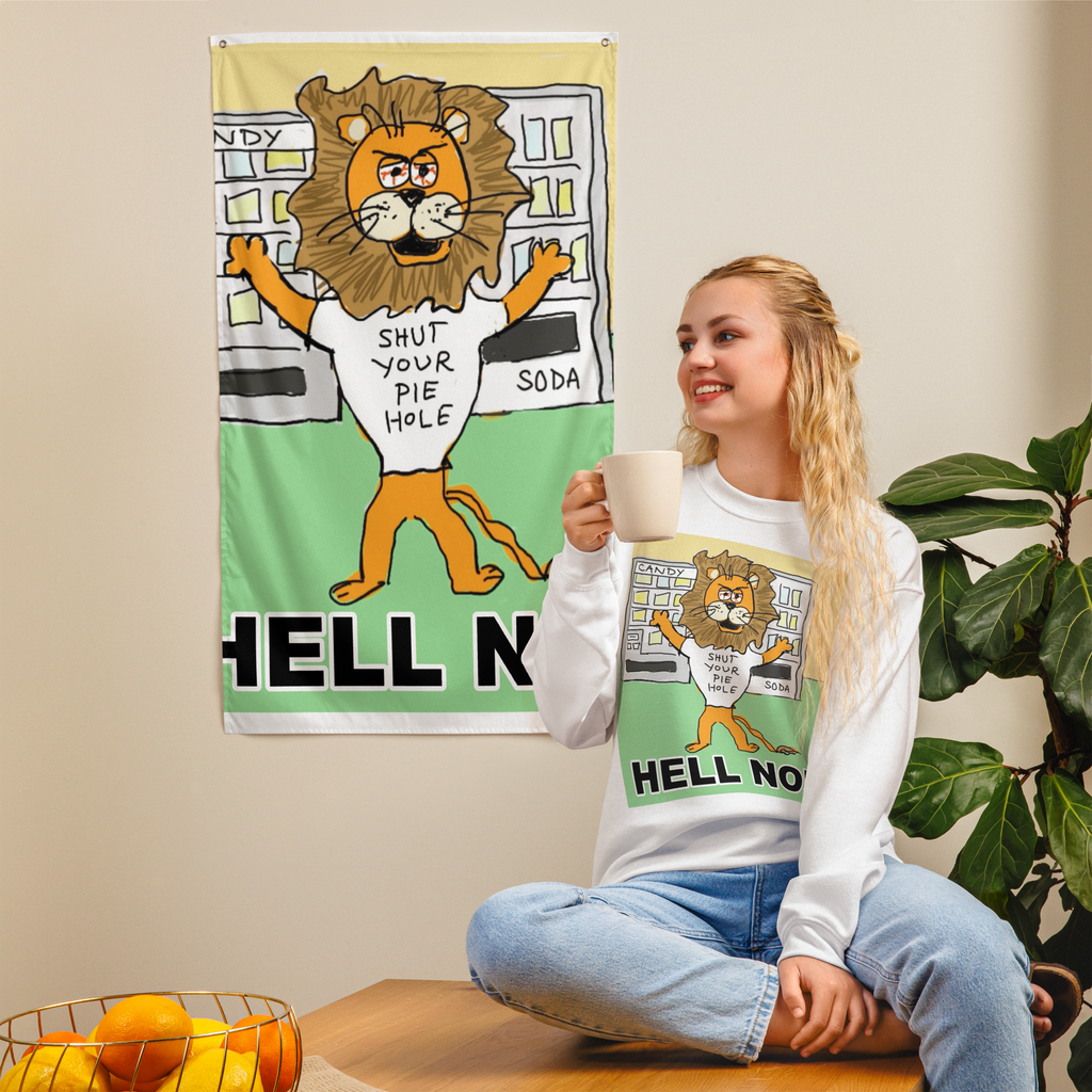 Sock Puppet Master "Hell No" Lion Sweatshirt