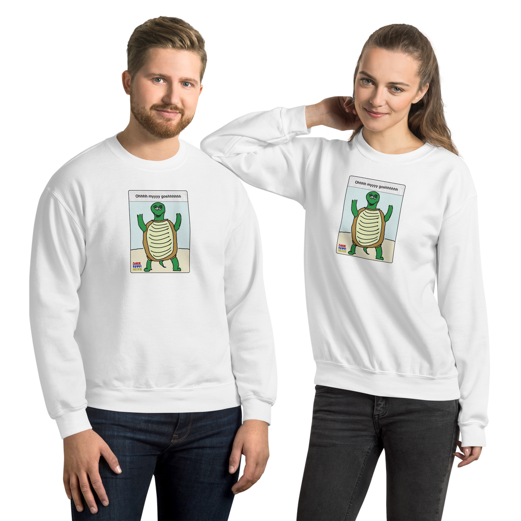 Sock Puppet Master OMG Turtle Sweatshirt