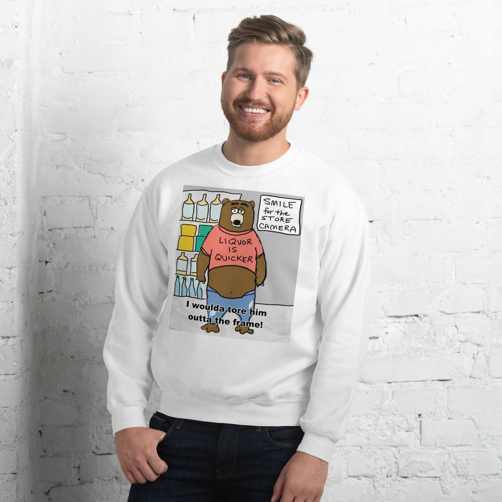 Sock Puppet Master Guzzley Bear Sweatshirt